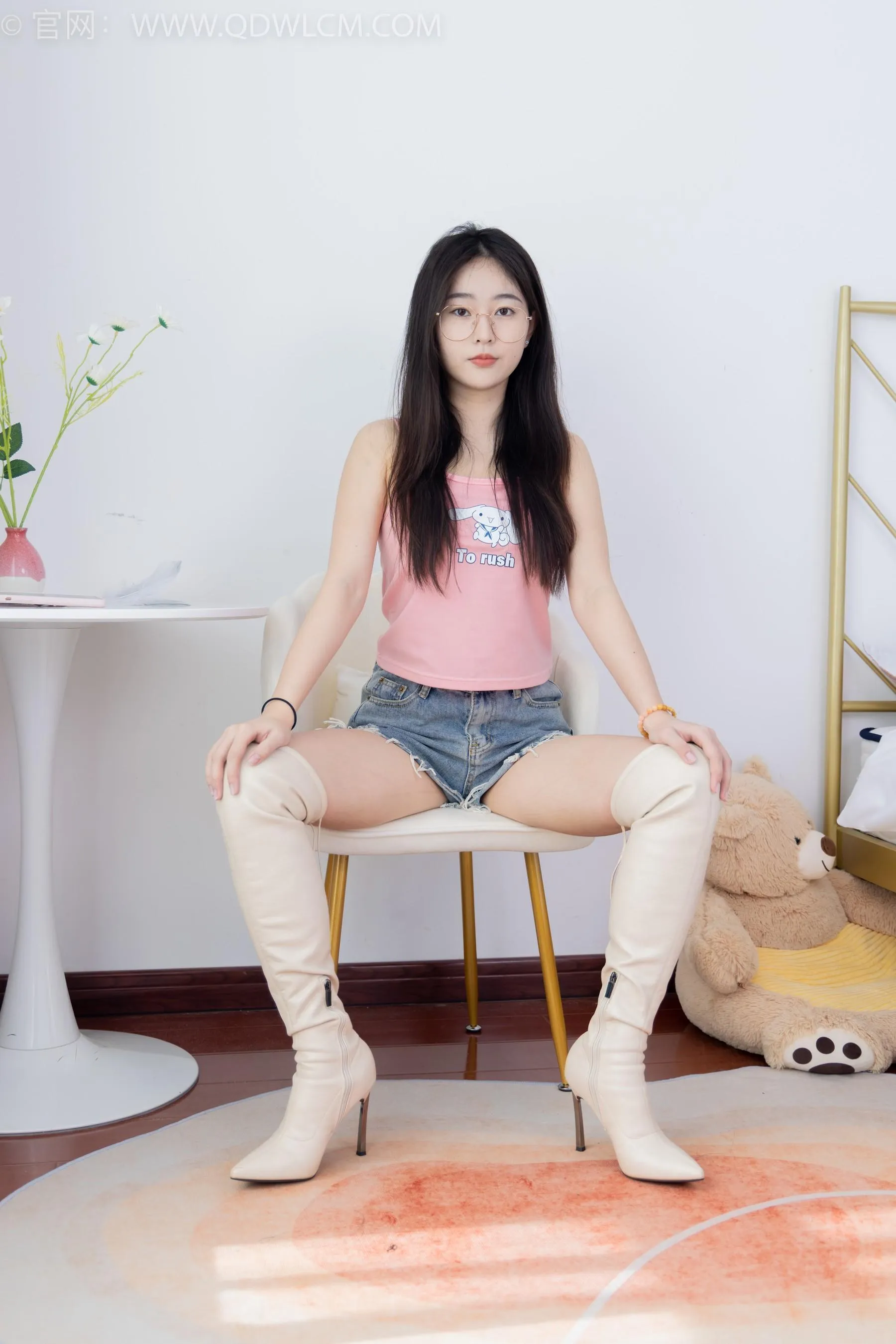 物恋传媒 NO.1519 美兔-机车少女 [171P]插图8